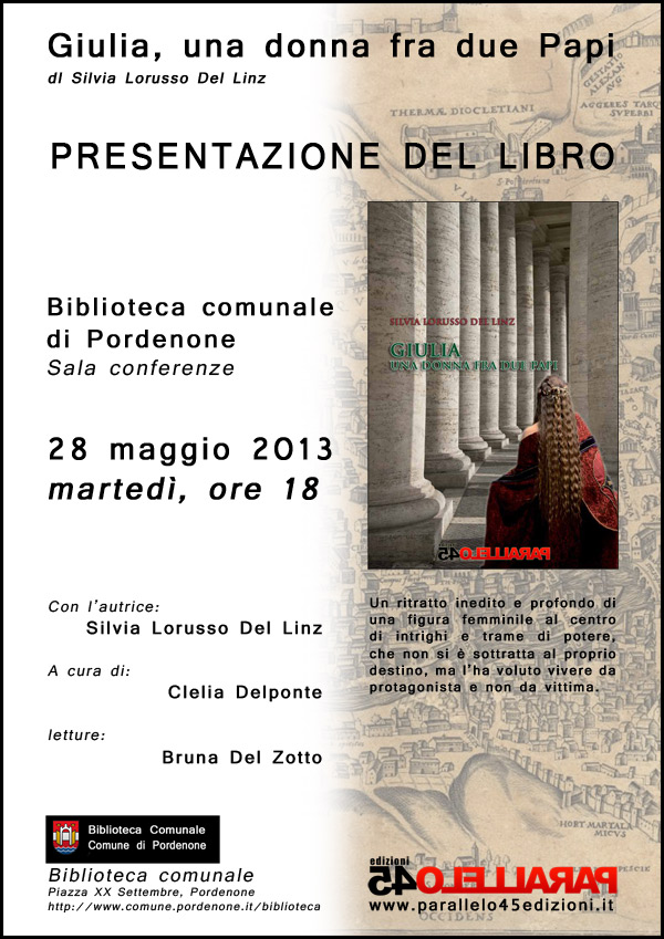 Giulia alla biblioteca Pordenone